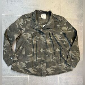 Style & Co. Women’s Camo Print Cotton Jacket Size PM NWT